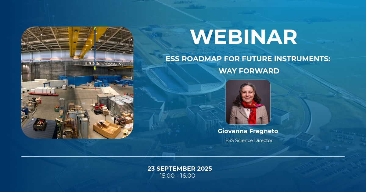 Webinar ESS Instrument Roadmap Way Forward ESS